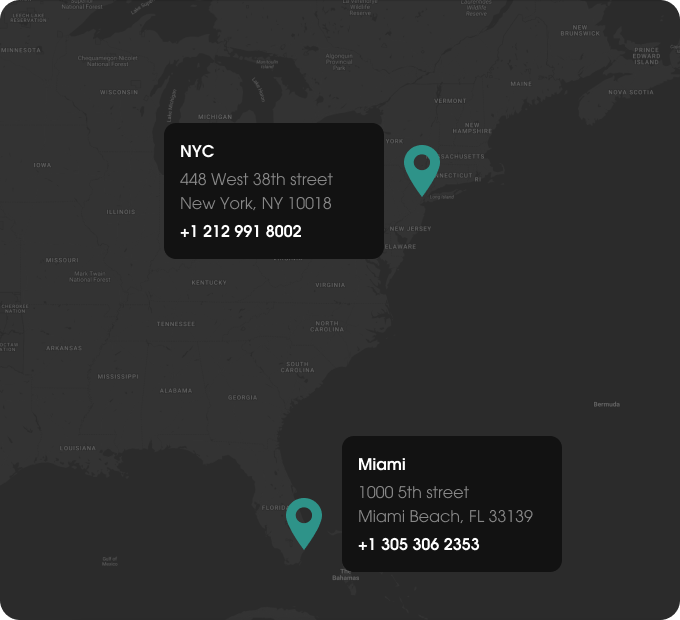 RealCar Locations Map